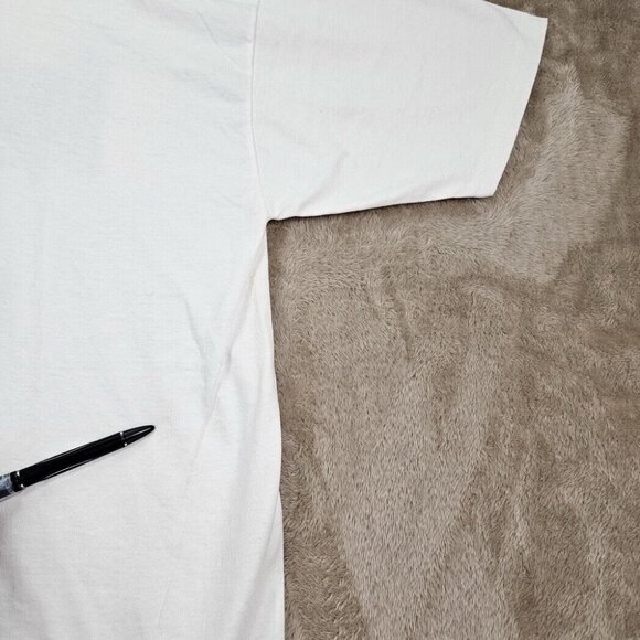 Jerzees Mardi Gras 2000 New Orleans T-Shirt Men's Size L White Graphic Print - Picture 4 of 10